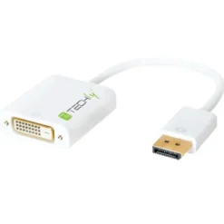 Adattatore DisplayPort 1.2 (M) a DVI (F) - 15cm Bianco