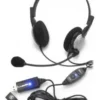Andrea NC-185VM USB Stereo USB Computer Headset w/Volume/Mute Controls
