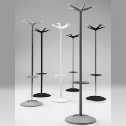Appendiabiti con portaombrelli - 55X55X174H cm BIANCO