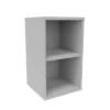 Armadietto singolo porta libri senza ante Reading Nook 45x45x76H cm