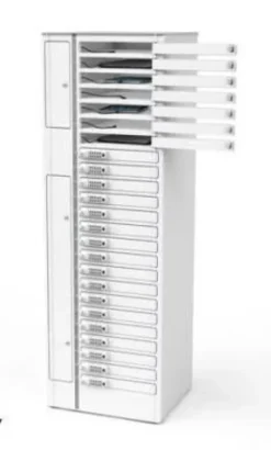 Armadietto Volt per ricarica 24 notebook/Chromebook/Tablet con apertura chiave
