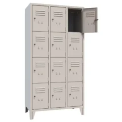 Armadio casellario 12 posti con ante - 90x50x180h cm