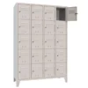 Armadio casellario 20 posti con ante - 120x50x180h cm - Grigio