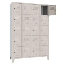 Armadio casellario 20 posti con ante - 120x50x180h cm - Grigio