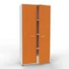 Armadio doppio alto con ante- Latte e zucca - 100x42,6x198,8H