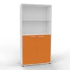 Armadio Due e Due - Latte e zucca - 100X42,6X198,8H cm