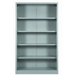 Armadio metallico a giorno 4 ripiani 120x45x200h cm - Grigio