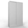 Armadio metallico, porte scorrevoli 4+4, 150x45x200h cm