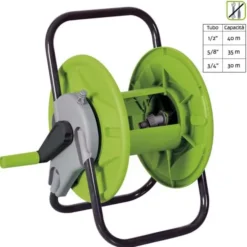 Avvolgitubo portatile capacità 40 m tubo da 1/2''