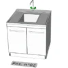 Banco con lavello in polipropilene 90x75x90H cm