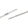 Bisturi in Acciaio con lama stretta 150 mm manico zigrinato