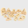 Blocchi in legno con inserti a specchio - Set da 24