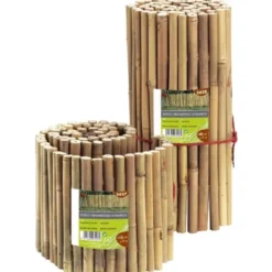 Bordo ornamentale in bamboo m 1,0xh15 cm naturale