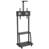Carrello a pavimento con mensola e portawebcam per TV/Monitor 32"-75'' (USATO)