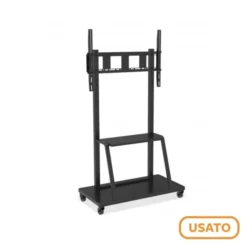 Carrello a pavimento con mensola per TV/Monitor 55"-100" - USATO
