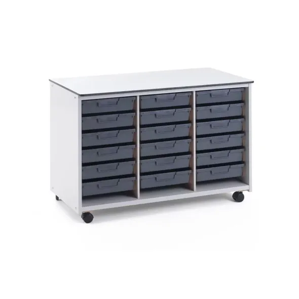 Carrello mobile senza ante - 18 vassoi