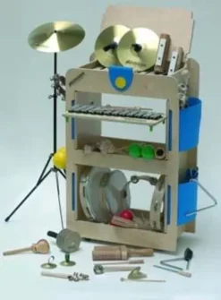 Carrello musicale con tasca