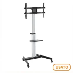 Carrello TV 37''-86'' Multimediale in Alluminio Regolabile in Altezza USATO