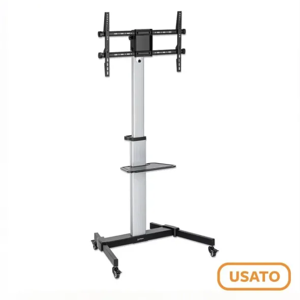 Carrello TV 37''-86'' Multimediale in Alluminio Regolabile in Altezza USATO