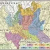 CARTA GEOGRAFICA MURALE - LOMBARDIA