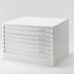 Cassettiera a 7 cassetti A1 - 116x75,5x69H cm - BIANCO