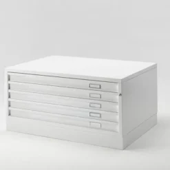 Cassettiera a 5 cassetti A0 - 144x96x54H cm - BIANCO