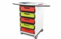 Cassettiera h.64cm per Tavoli a 60°