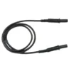 Cavi per test RS PRO, 10A, 1000V, col. Nero, 1m