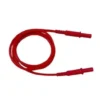 Cavi per test RS PRO, 10A, 1000V, col. Rosso, 1m