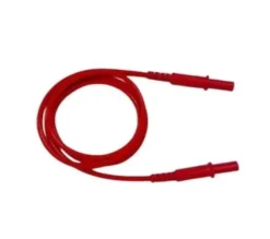 Cavi per test RS PRO, 10A, 1000V, col. Rosso, 1m