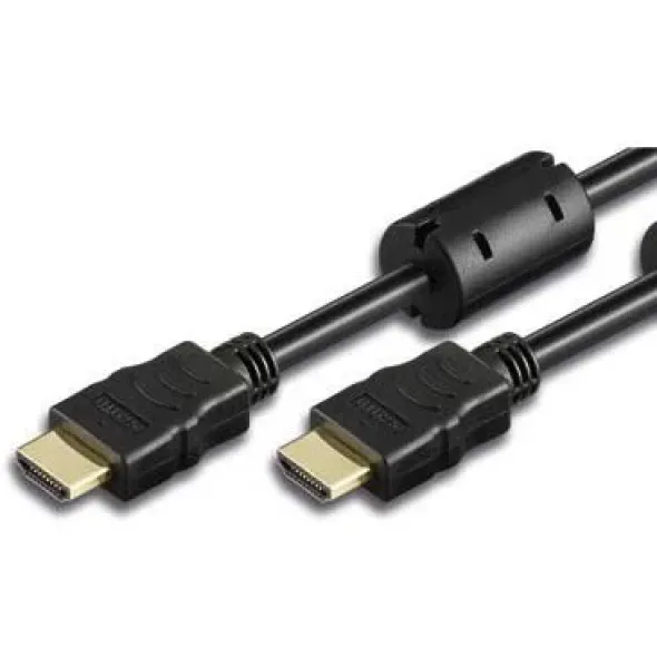 Cavo HDMI High Speed con Ethernet A/A M/M con Ferrite 5m