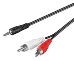 Cavo Stereo Jack 3, 5 mm a 2x RCA maschio 20,0 mt