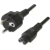 CAVO TRIPOLARE X ALIMENTATORE - SCHUKO 1M nero