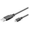 Cavo USB 2.0 A maschio/Micro B maschio 1,8m Nero