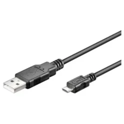 Cavo USB 2.0 A maschio/Micro B maschio 1m Nero