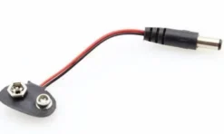 CLIP PER BATTERIA 9V CON CONNETTORE JACK