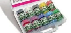 COLORI PER CERAMICA - VALIG.10 FLACONI ML.35 - COL. ASS.