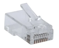 Confezione 100 Plug Modulari RJ45 Passante Cat6 FastCrimp UTP