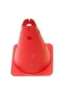 Cono forato ad 8 fori altezza cm.30, con base ed incavo
