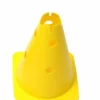 Cono forato alt. 30 cm con 8 fori - Colore giallo