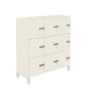 Contenitore 9 antine singole CM 120X45X129H - latte e tortora - USATO