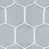 Coppia reti calcetto in treccia di nylon testurizzato