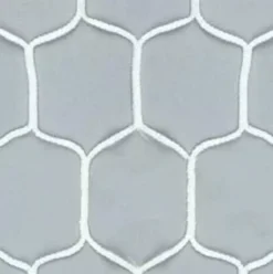 Coppia reti calcetto in treccia di nylon testurizzato