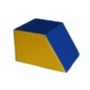 Cuscino a trapezio rivestito in PVC 40x50X30cm.