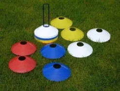 Delimitatori di spazio colorato con birillo - conf. 48 pz