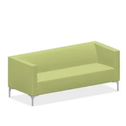 Divanetto 179x74x42-71H con braccioli color verde