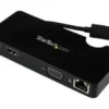 Docking Station mini per laptop USB 3.0 a USB,HDMI,VGA,LAN