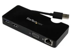 Docking Station mini per laptop USB 3.0 a USB,HDMI,VGA,LAN