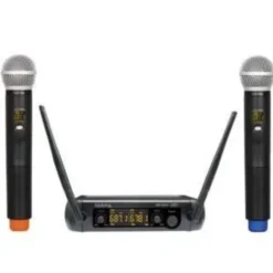 Doppio radiomicrofono UHF palmare
