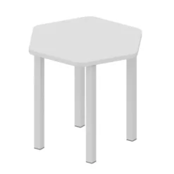 EsaTavolo scuola secondaria - Latte - 61x54x76H cm